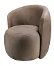 Пуф BASSIA, круглый, 800х800х820, бежевый 